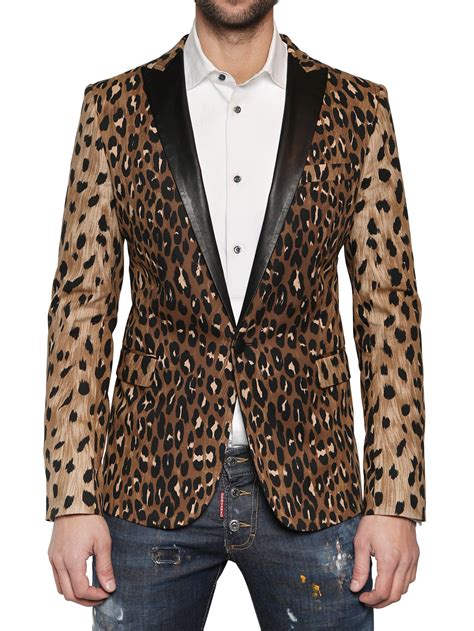 men's leopard suit jacket.